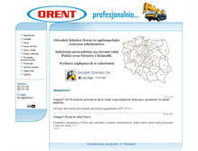 Tablet Screenshot of orent.pl